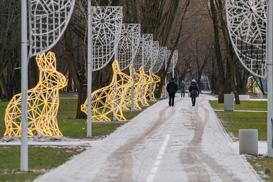 Озеленение парка